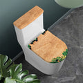 Irish Four Leaf Clovers Wood Print Toilet Lid And Tank Cover Set