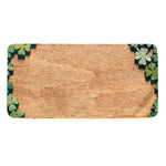 Irish Four Leaf Clovers Wood Print Towel