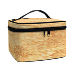 Irish Four Leaf Clovers Wood Print Travel Makeup Bag