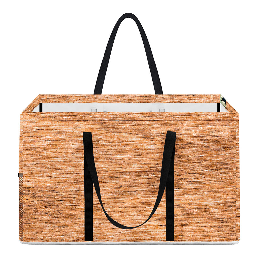 Irish Four Leaf Clovers Wood Print Utility Tote Bag