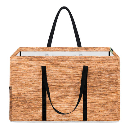 Irish Four Leaf Clovers Wood Print Utility Tote Bag