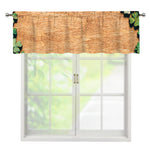 Irish Four Leaf Clovers Wood Print Window Valance
