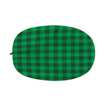 Irish Green Buffalo Check Pattern Print Car Side Mirror Covers