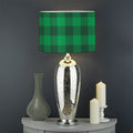 Irish Green Buffalo Check Pattern Print Drum Lamp Shade