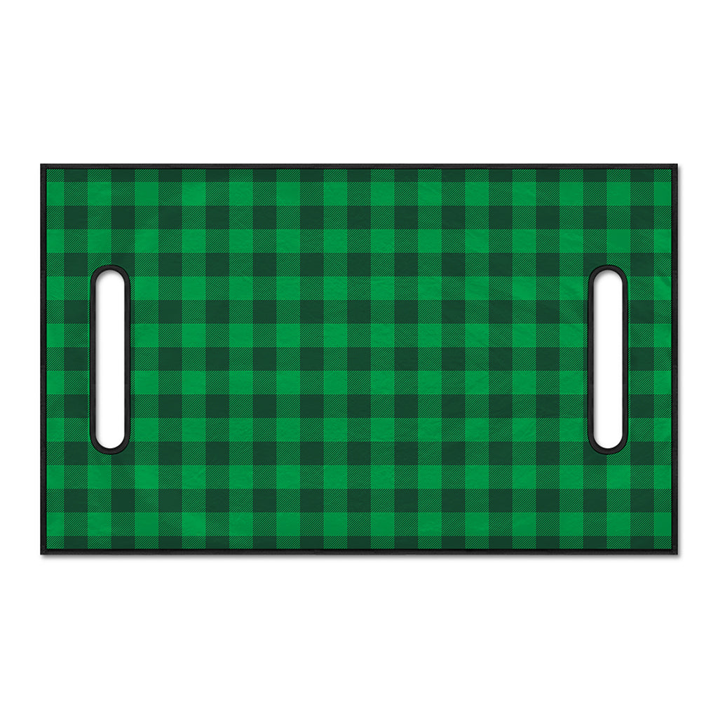 Irish Green Buffalo Check Pattern Print Golf Cart Seat Cover