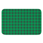 Irish Green Buffalo Check Pattern Print Indoor Door Mat