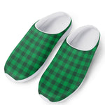 Irish Green Buffalo Check Pattern Print Mesh Casual Shoes