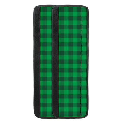 Irish Green Buffalo Check Pattern Print Refrigerator Handle Covers
