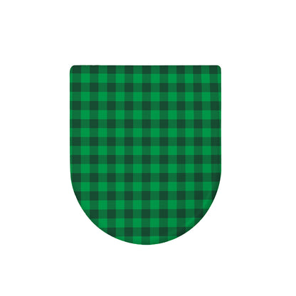 Irish Green Buffalo Check Pattern Print Toilet Lid Cover