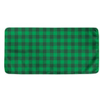 Irish Green Buffalo Check Pattern Print Towel