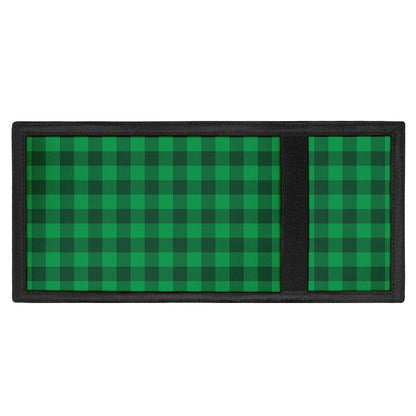 Irish Green Buffalo Check Pattern Print Trifold Wallet