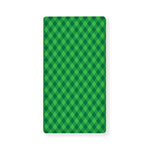 Irish Green Buffalo Plaid Print Baby Crib Sheet