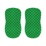 Irish Green Buffalo Plaid Print Bar Stool Covers