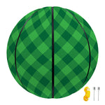 Irish Green Buffalo Plaid Print Basketball