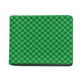 Irish Green Buffalo Plaid Print Bifold Wallet