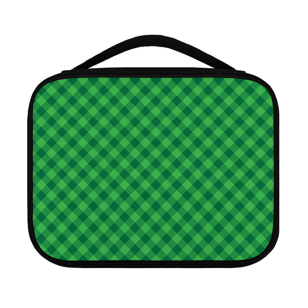 Irish Green Buffalo Plaid Print Classic Bible Case