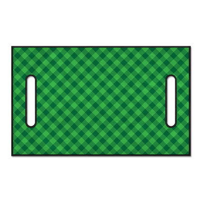 Irish Green Buffalo Plaid Print Golf Cart Seat Cover