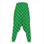 Irish Green Buffalo Plaid Print Hammer Pants