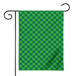 Irish Green Buffalo Plaid Print House Flag