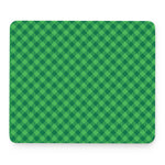 Irish Green Buffalo Plaid Print Mouse Pad