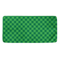 Irish Green Buffalo Plaid Print Towel