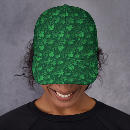 Irish Leaf St. Patrick's Day Print Baseball Cap