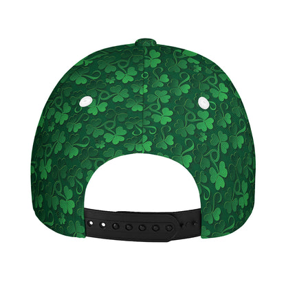 Irish Leaf St. Patrick's Day Print Baseball Cap