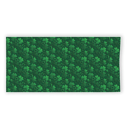 Irish Leaf St. Patrick's Day Print Beach Towel