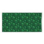 Irish Leaf St. Patrick's Day Print Beach Towel