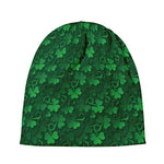 Irish Leaf St. Patrick's Day Print Beanie