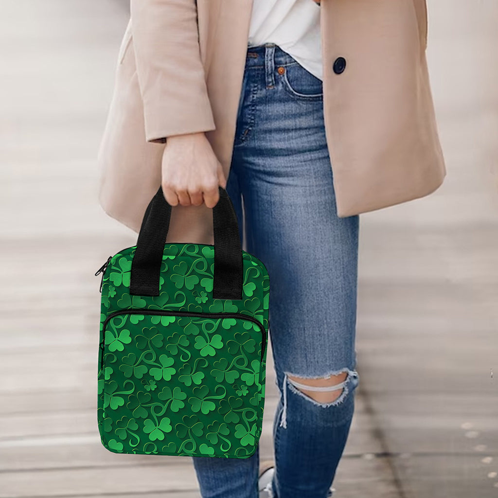 Irish Leaf St. Patrick's Day Print Bible Tote Bag