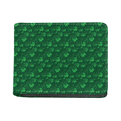 Irish Leaf St. Patrick's Day Print Bifold Wallet