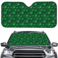 Irish Leaf St. Patrick's Day Print Car Windshield Sun Shade