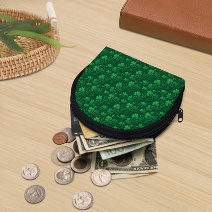 Irish Leaf St. Patrick's Day Print Coin Purse