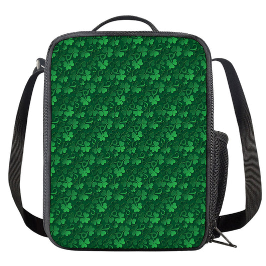 Irish Leaf St. Patrick's Day Print Crossbody Lunch Bag