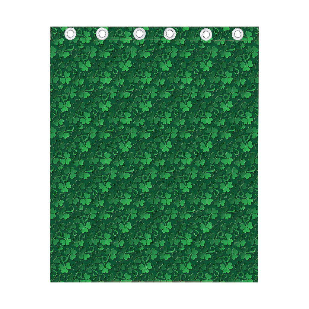 Irish Leaf St. Patrick's Day Print Curtain