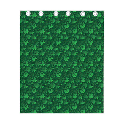 Irish Leaf St. Patrick's Day Print Curtain