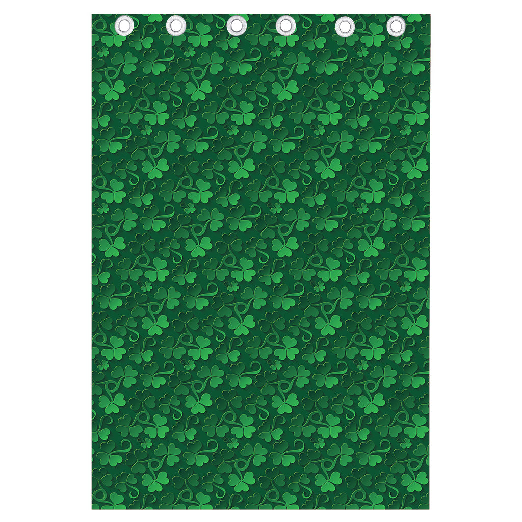 Irish Leaf St. Patrick's Day Print Curtain