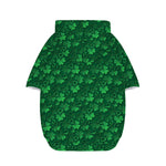 Irish Leaf St. Patrick's Day Print Dog Zip Up Hoodie