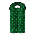 Irish Leaf St. Patrick's Day Print Double Neoprene Wine Tote