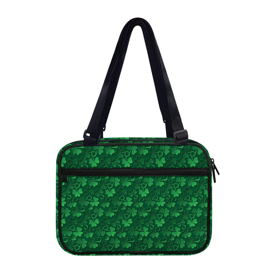 Irish Leaf St. Patrick's Day Print Double Strap Bible Bag
