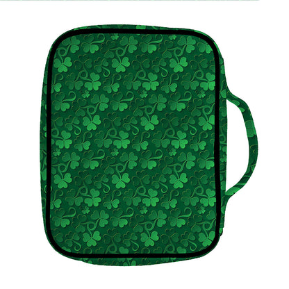 Irish Leaf St. Patrick's Day Print Front Pocket Bible Bag