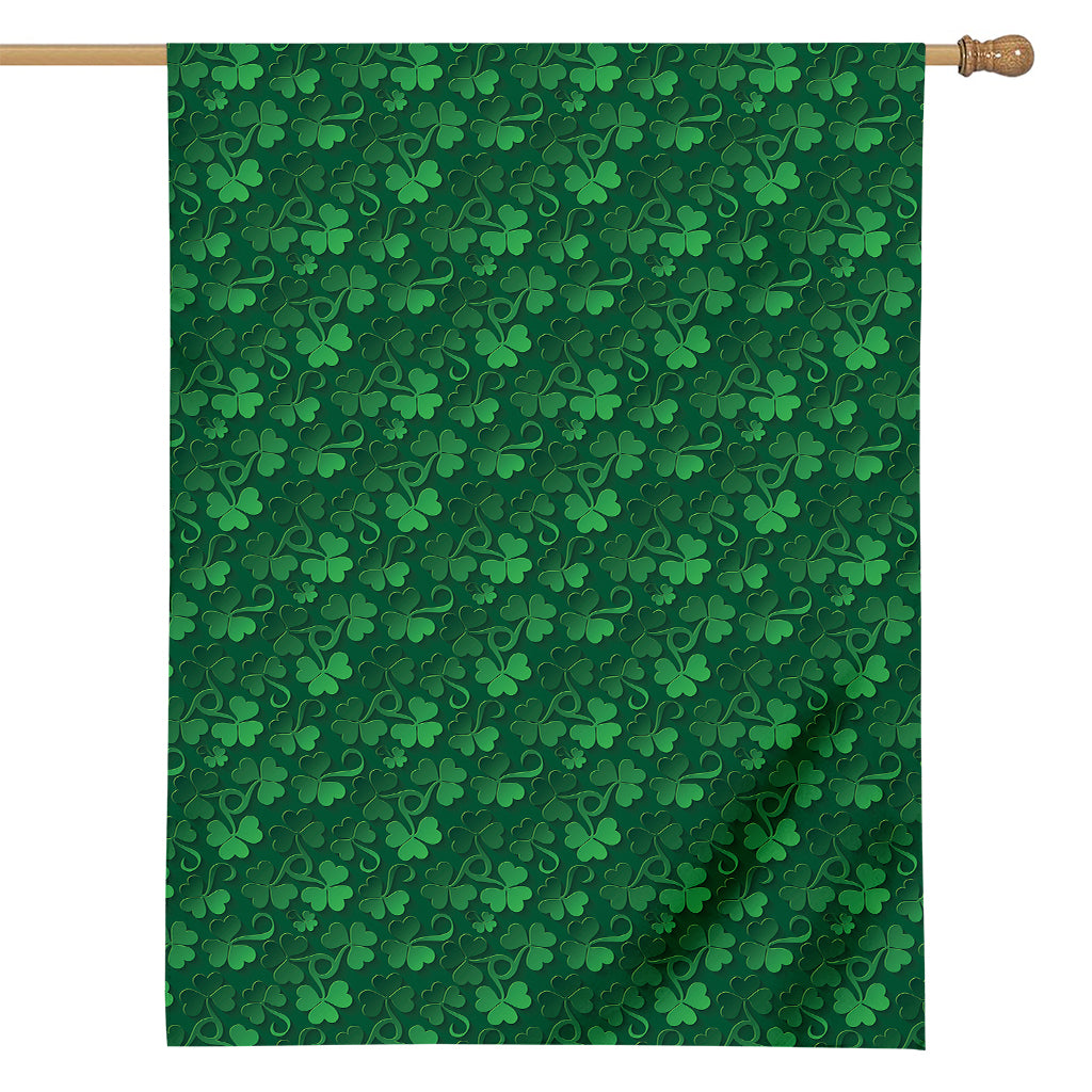 Irish Leaf St. Patrick's Day Print House Flag