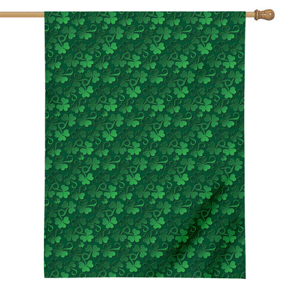 Irish Leaf St. Patrick's Day Print House Flag