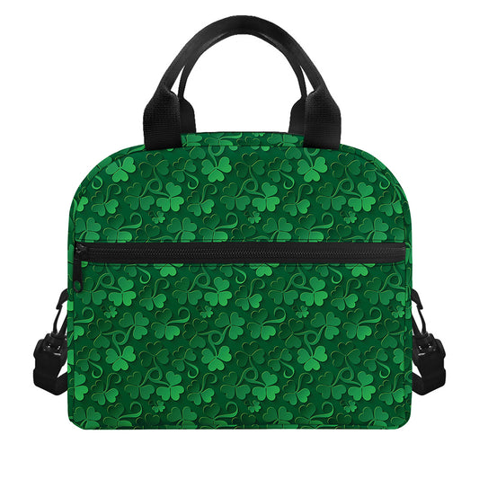 Irish Leaf St. Patrick's Day Print Insulated Lunch Bag