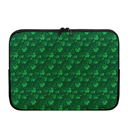 Irish Leaf St. Patrick's Day Print Laptop Sleeve