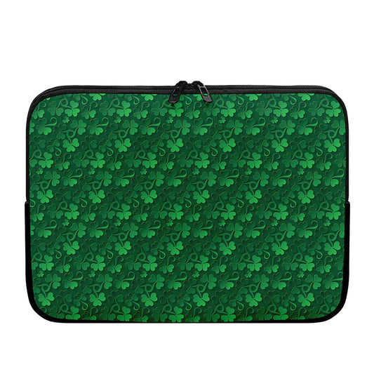 Irish Leaf St. Patrick's Day Print Laptop Sleeve