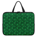 Irish Leaf St. Patrick's Day Print Laptop Sleeve With Handle