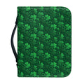 Irish Leaf St. Patrick's Day Print Leather Bible Cover