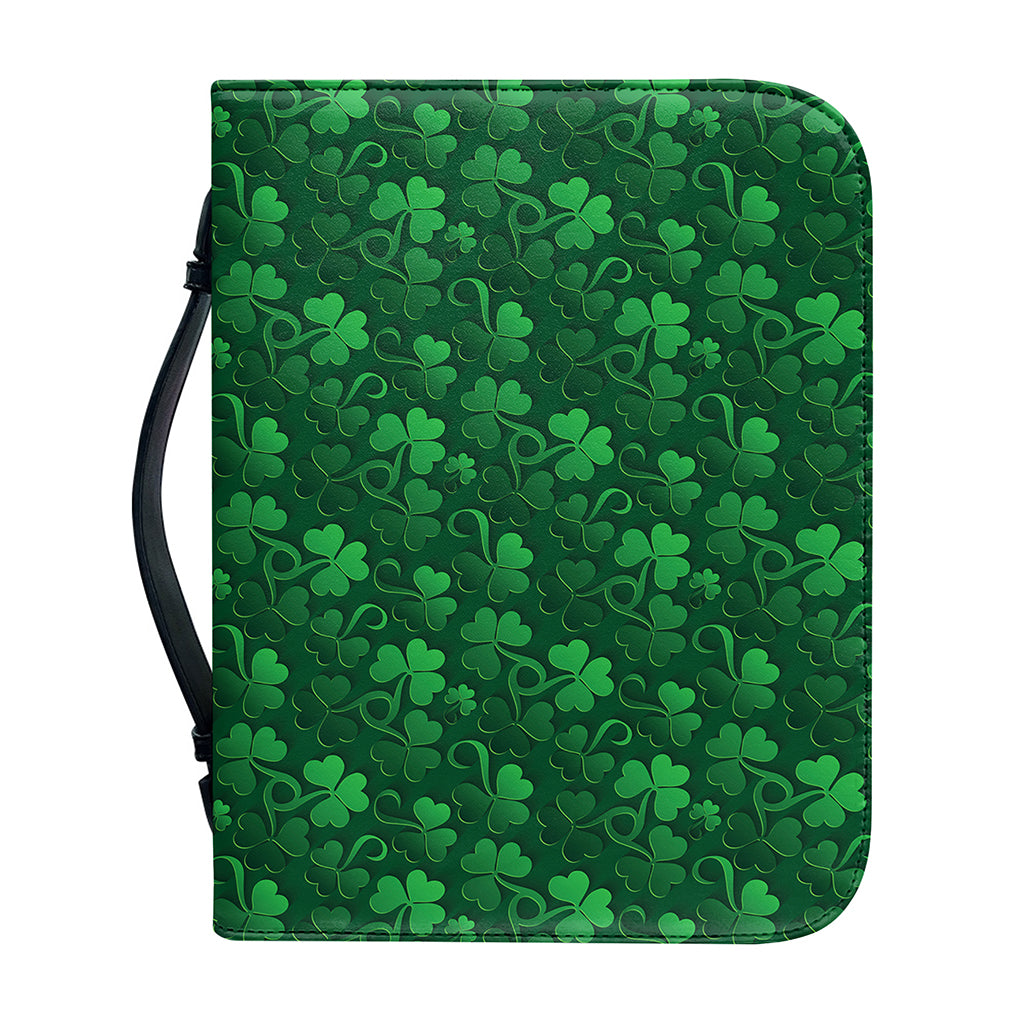 Irish Leaf St. Patrick's Day Print Leather Bible Cover